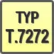 Piktogram - Typ: T.7272